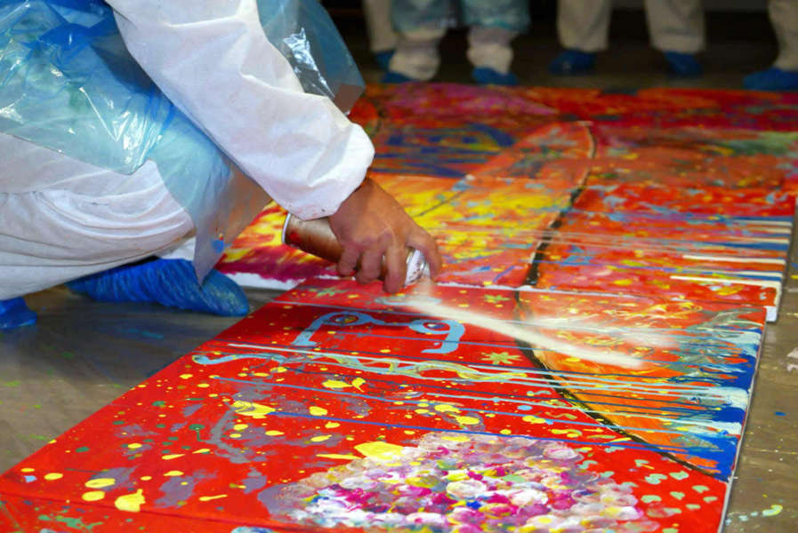 FIRMEN MALEN - Action Painting